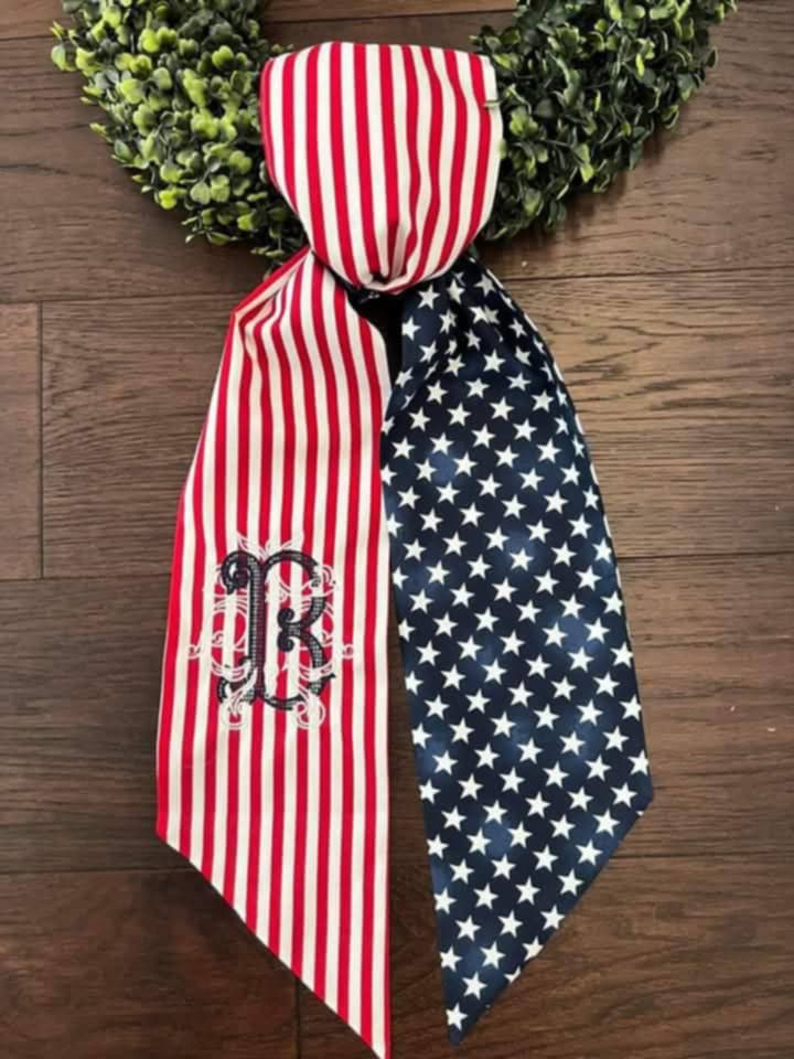 Patriotic Wreath Sashes