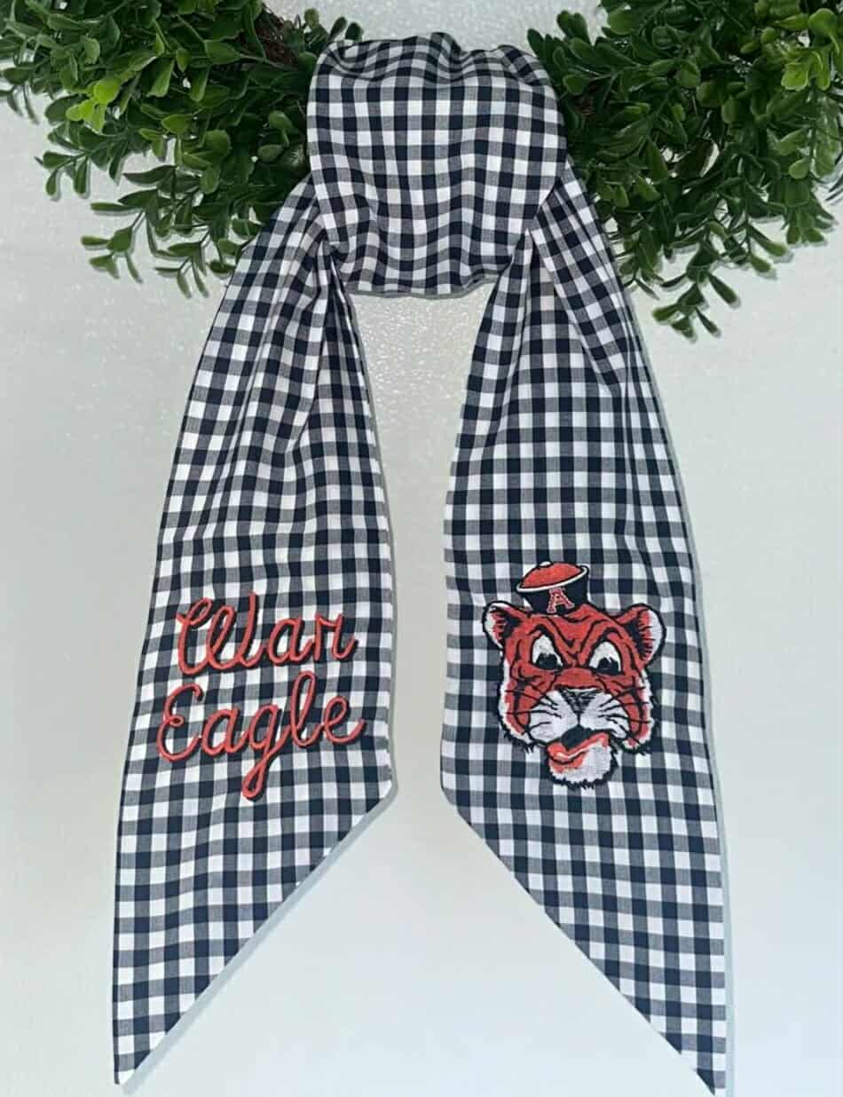 Wreath Sashes - Gingham 1/4 Inch