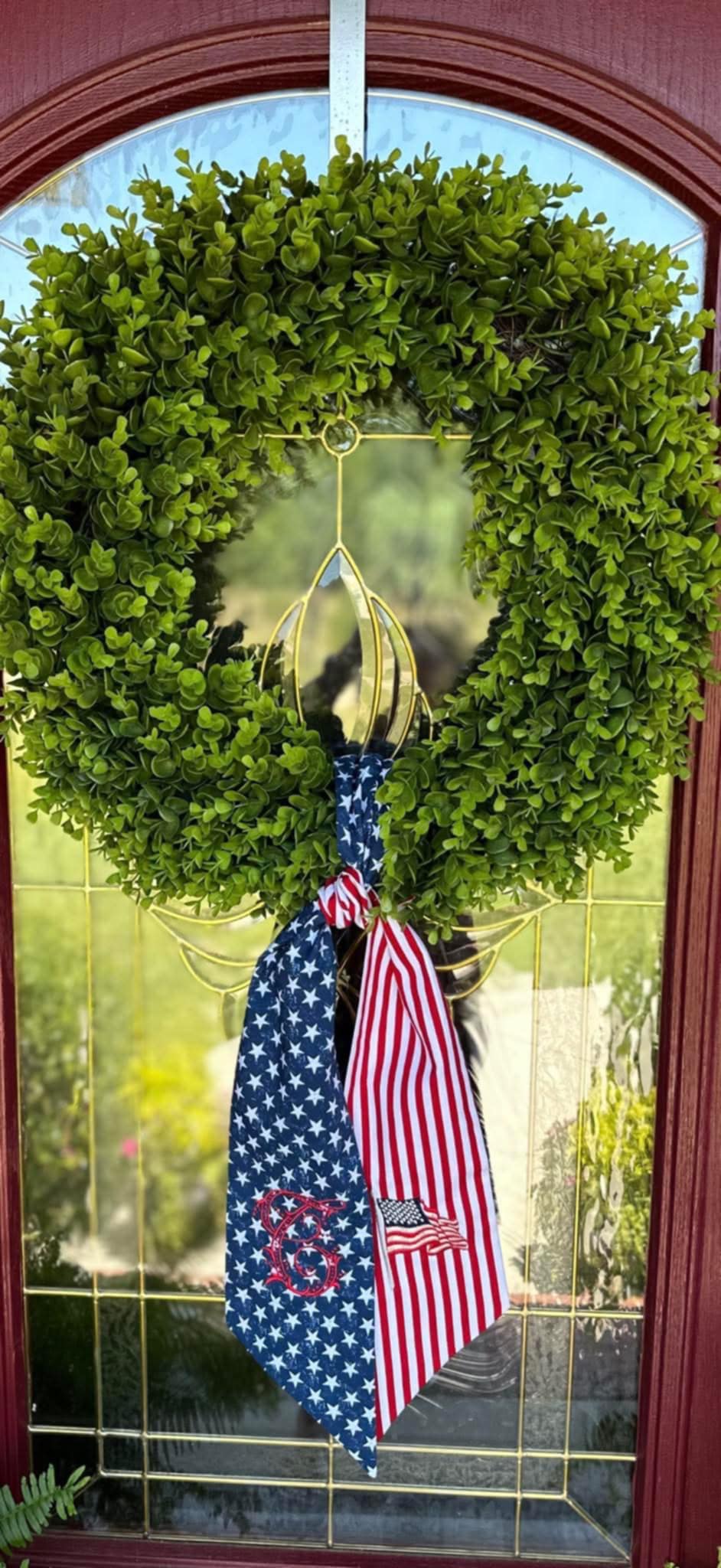 Patriotic Wreath Sashes