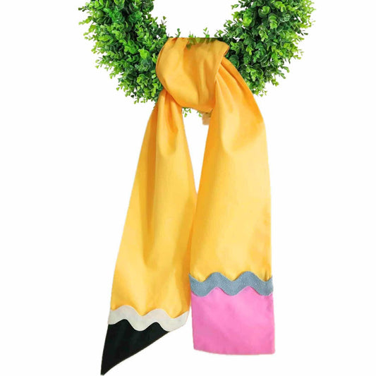 Pencil Wreath Sash