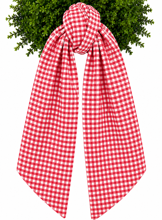 Wreath Sashes - Gingham 1/8 Inch