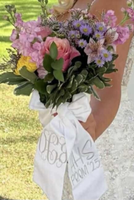 Prom or Homecoming Bouquet Sash
