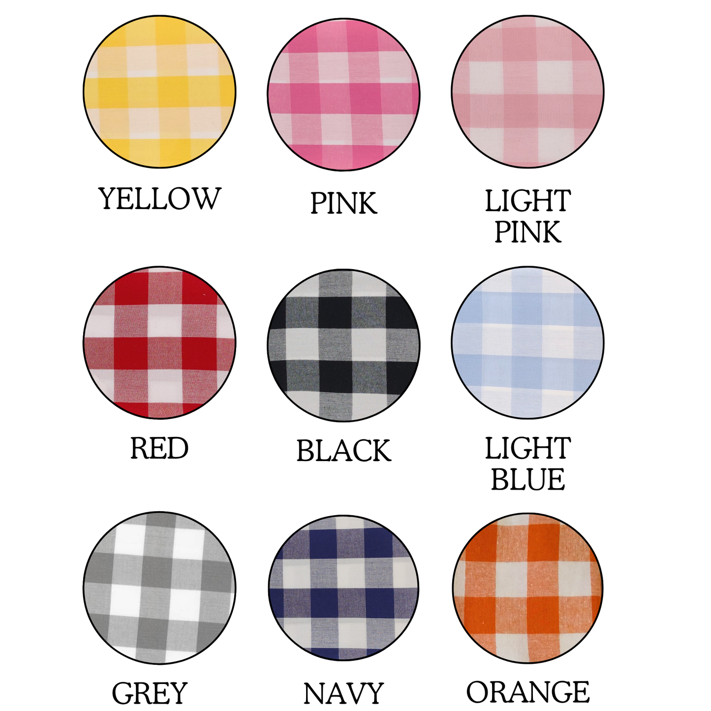 Wreath Sashes - Gingham 1 Inch