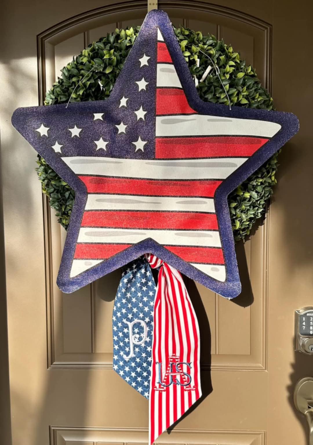 Patriotic Wreath Sashes