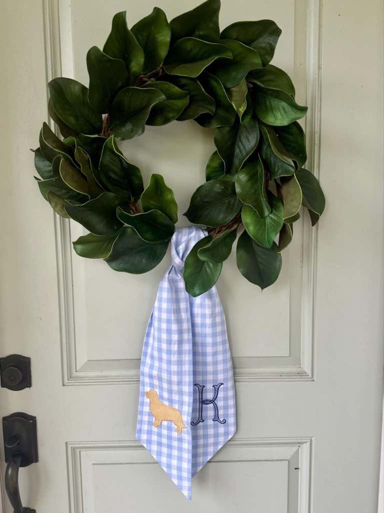 Wreath Sashes - Gingham 1/2 Inch