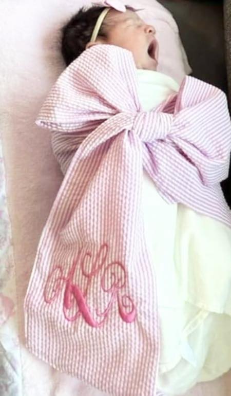 Baby Swaddle Sashes-Seersucker