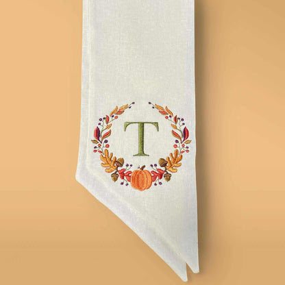 Wreath Sash - Cotton Linen