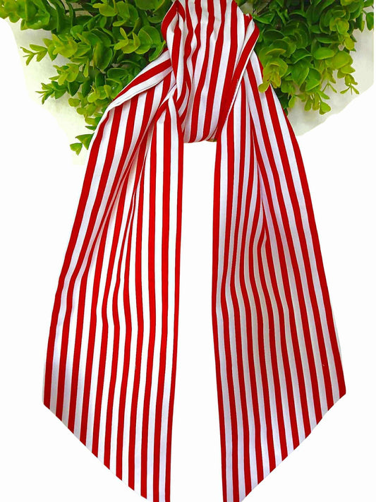 Candy Cane Stripe Wreath Sash - Cotton