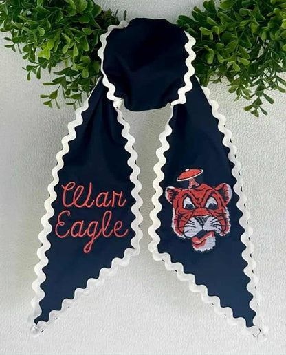 Pique Wreath Sash With Rick Rack Trim Option