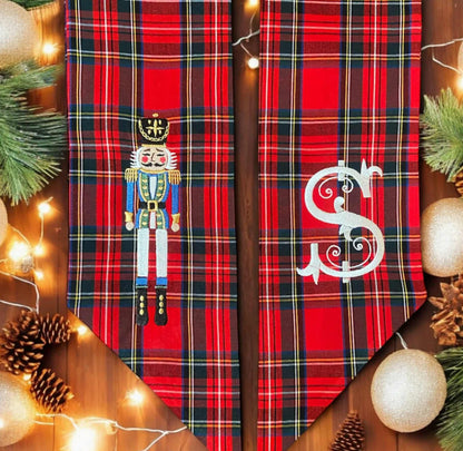 Tartan Plaid Wreath Sash