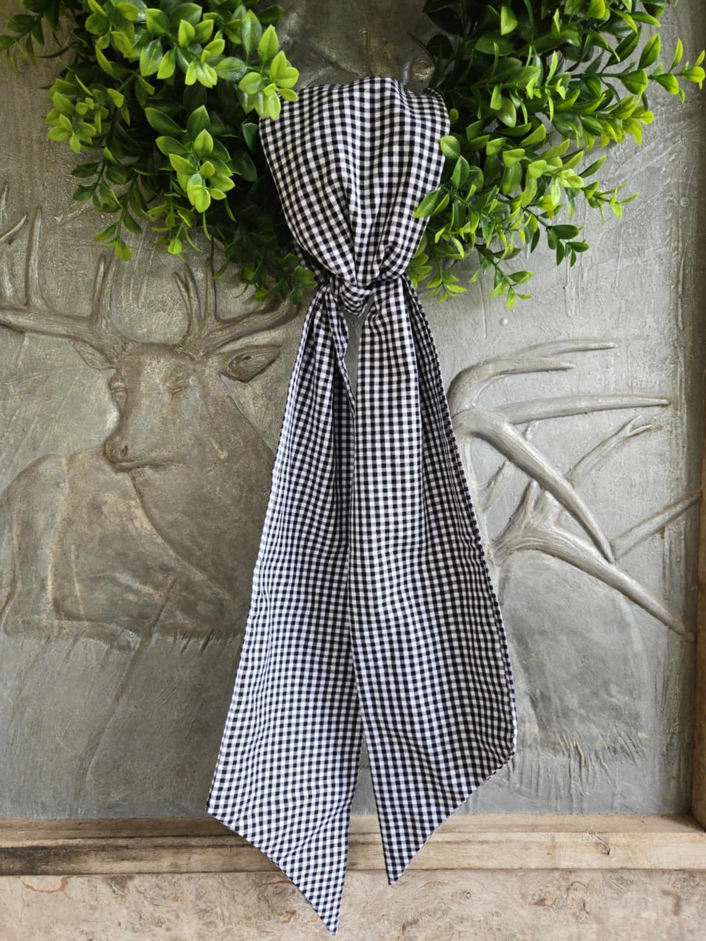 Wreath Sashes - Gingham 1/8 Inch