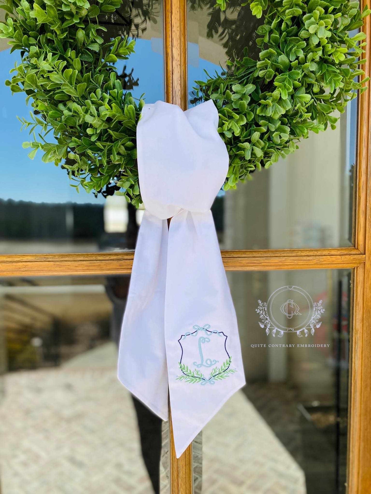 Wreath Sash - Cotton