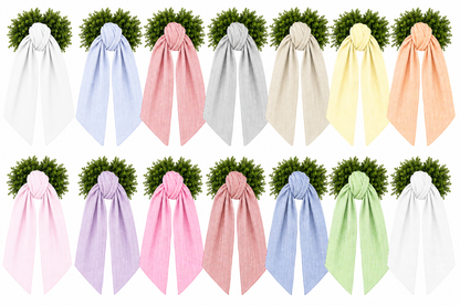 Wreath Sash - Seersucker