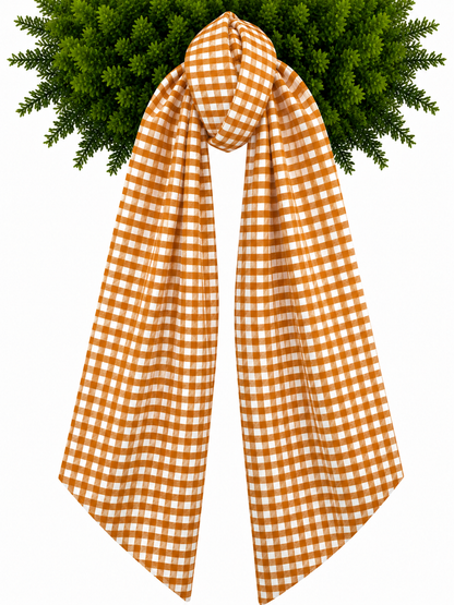 Wreath Sashes - Gingham 1/8 Inch With or Without Trim