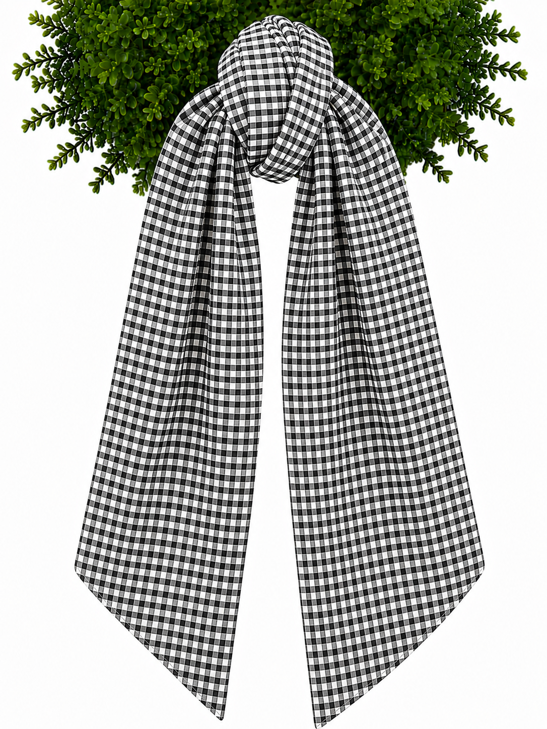 Wreath Sashes - Gingham 1/8 Inch With or Without Trim