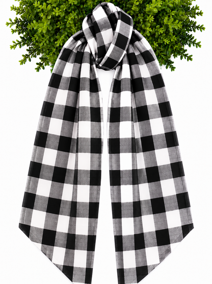 Wreath Sashes - Gingham 1 Inch