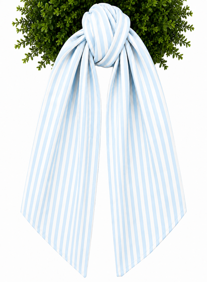 Striped Wreath Sash - With or Without Trim
