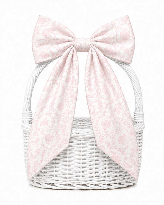 Hand Stitched Bow: Chinoiserie and Playtime Toile