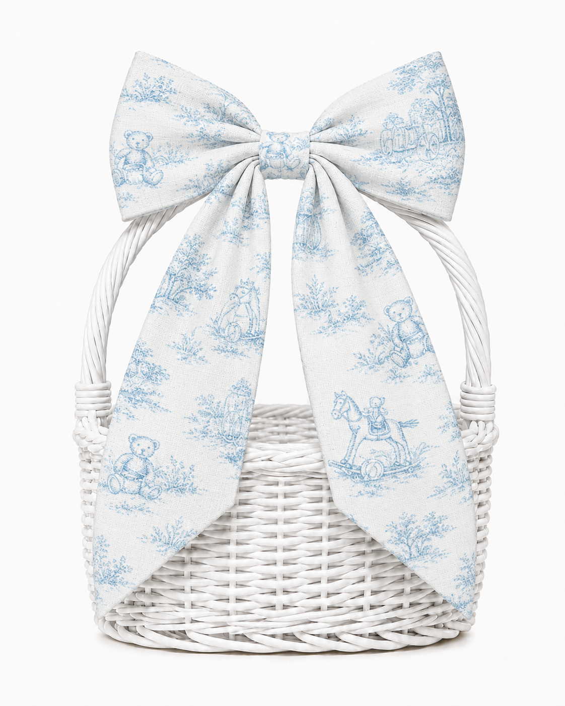 Hand Stitched Bow: Chinoiserie and Playtime Toile