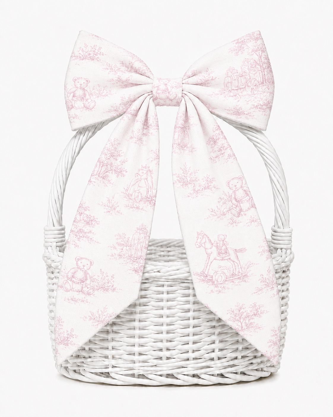 Hand Stitched Bow: Chinoiserie and Playtime Toile