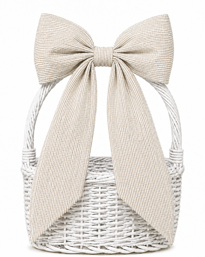 Hand Stitched Bows - Seersucker