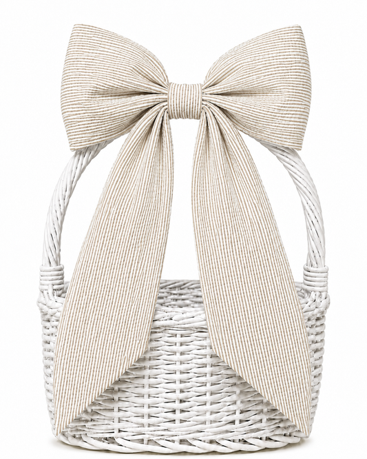 Hand Stitched Bows - Seersucker