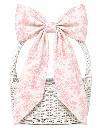 Hand Stitched Bows - Toile