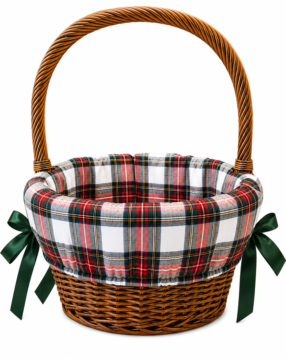 Basket Liners - Holiday Tartan Plaid