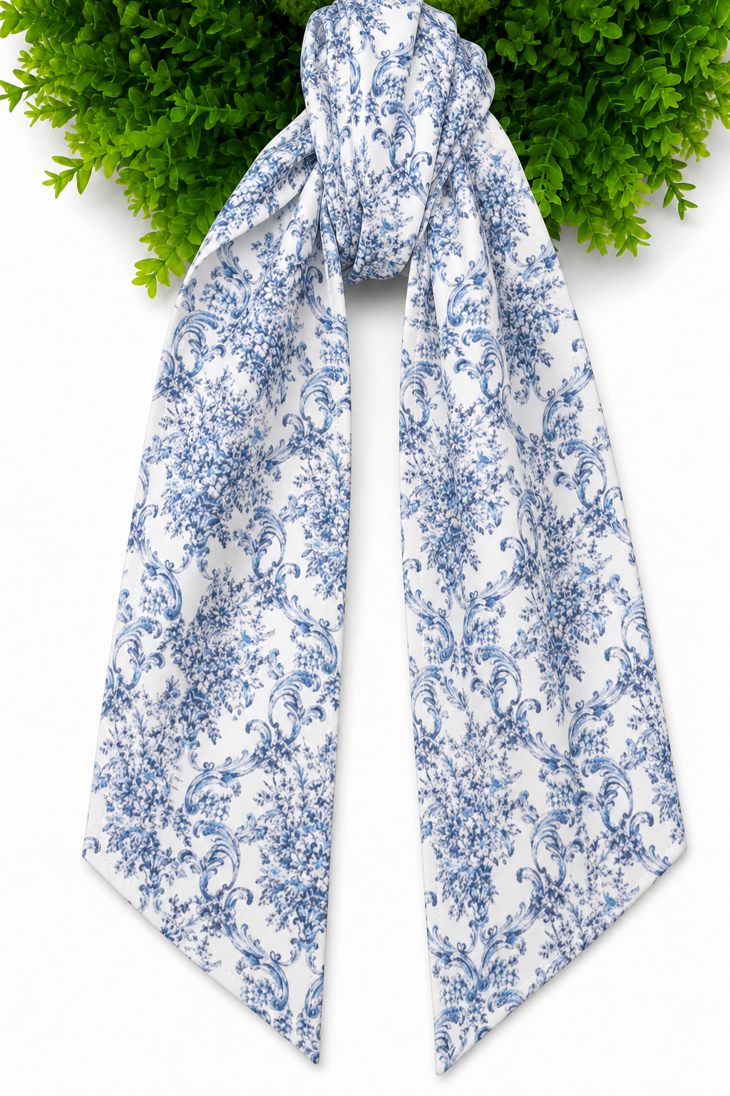 Wreath Sash - Florals and Chinoiserie