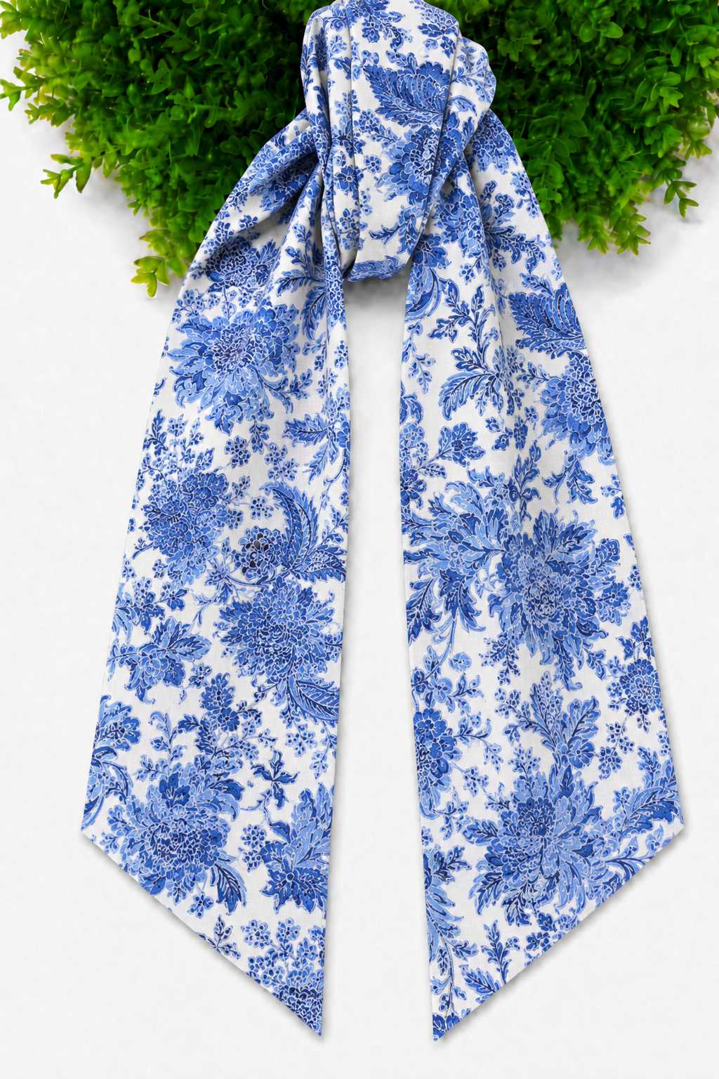Wreath Sash - Florals and Chinoiserie