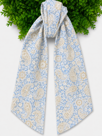 Wreath Sash - Florals and Chinoiserie