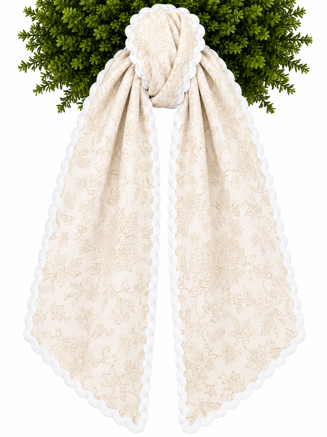 Ivory Toile with Ric Rac Trim - Special Edition