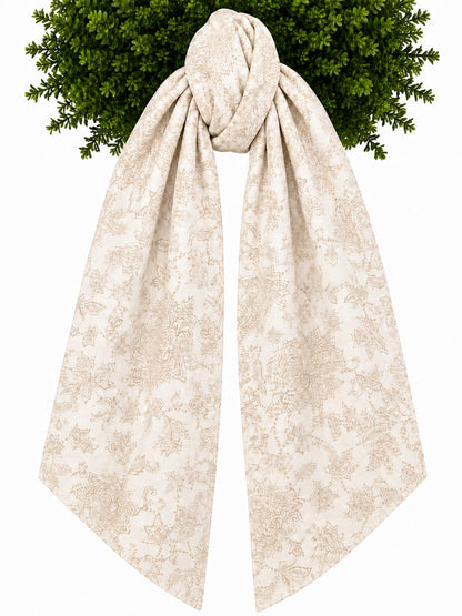 Toile Wreath Sash- Canvas Weight With or Without Trim