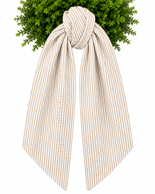 Wreath Sash - Seersucker