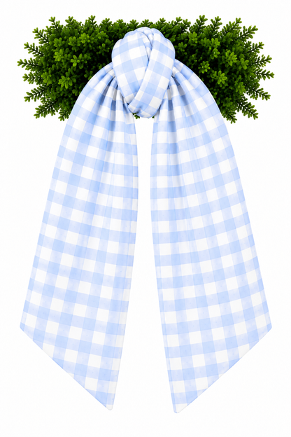 Wreath Sashes - Gingham 1/2 Inch