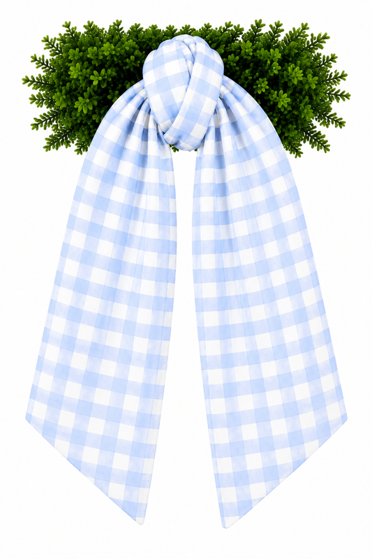 Wreath Sashes - Gingham 1/2 Inch