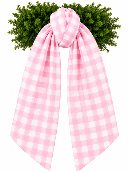 Wreath Sashes - Gingham 1/2 Inch