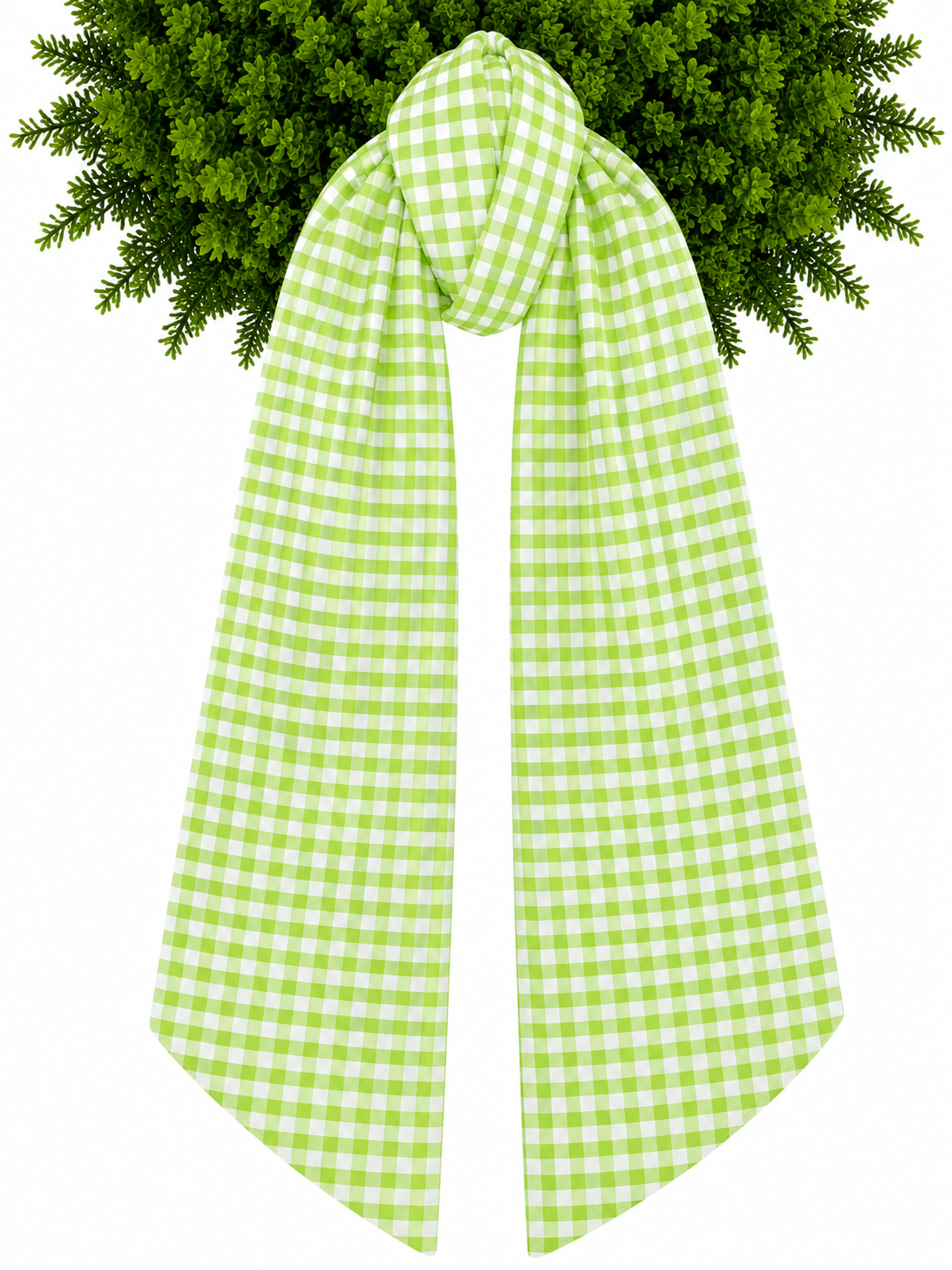 Wreath Sashes - Gingham 1/8 Inch With or Without Trim