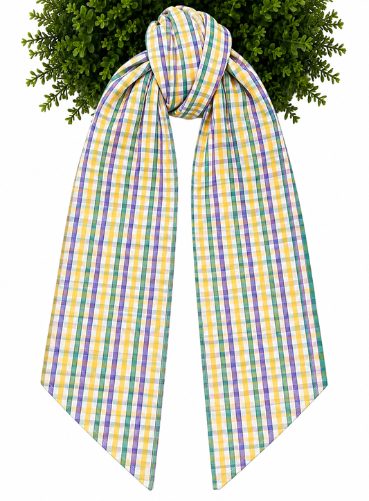 Mardi Gras Wreath Sash