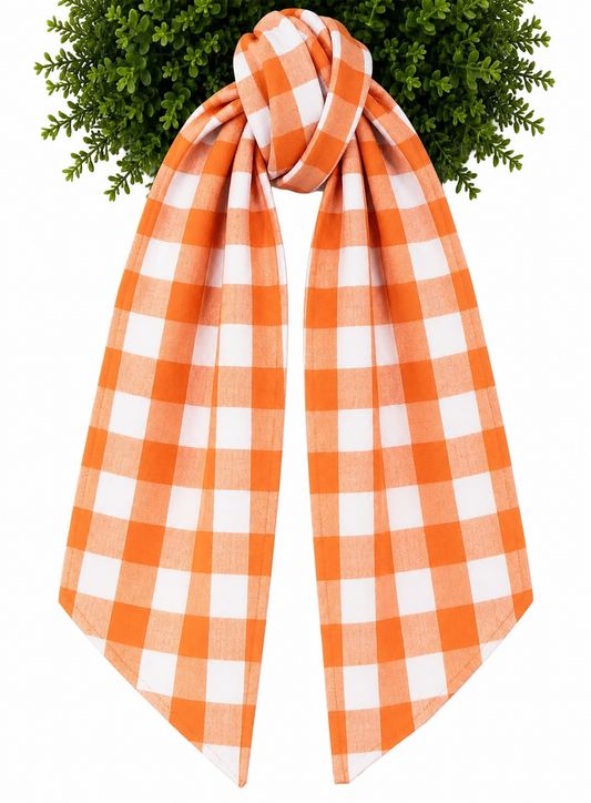Wreath Sashes - Gingham 1 Inch