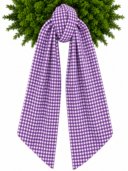 Wreath Sashes - Gingham 1/8 Inch With or Without Trim