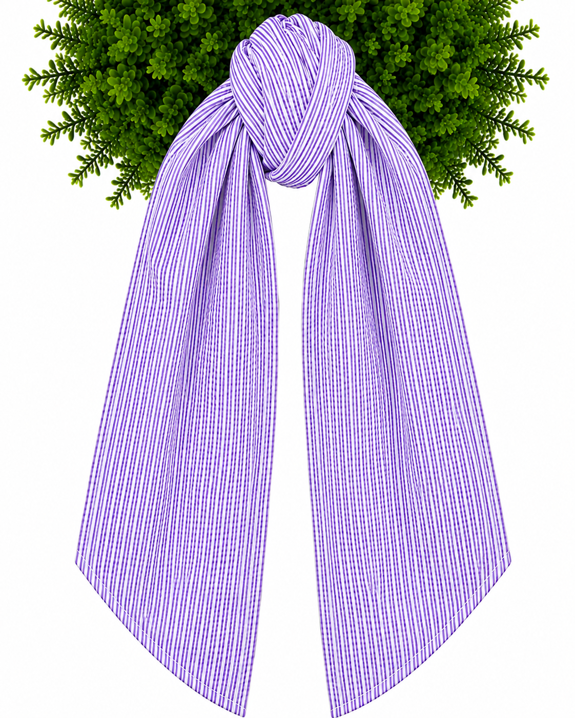 Wreath Sash - Seersucker