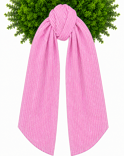 Wreath Sash - Seersucker