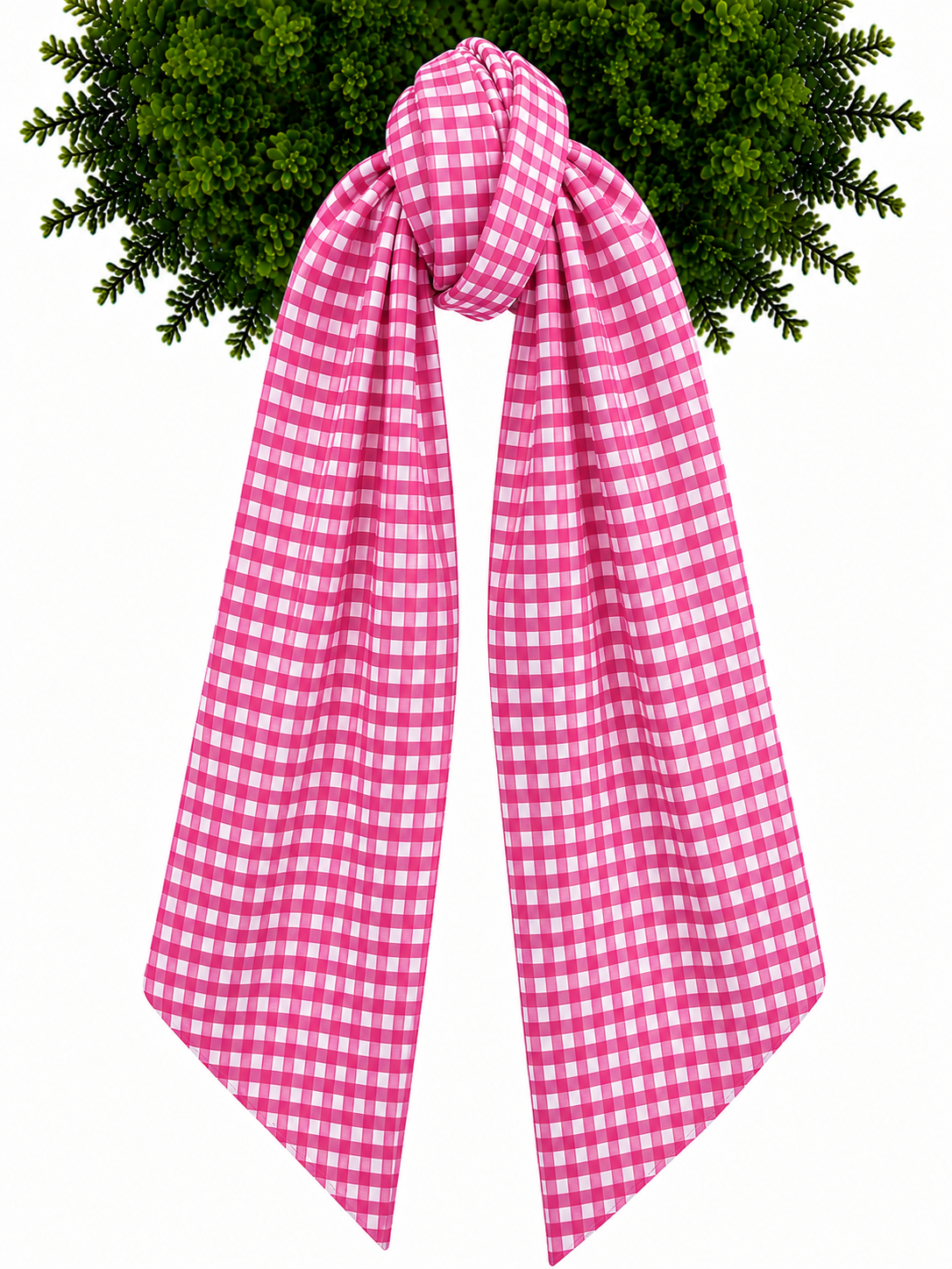 Wreath Sashes - Gingham 1/8 Inch With or Without Trim