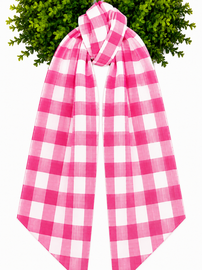 Wreath Sashes - Gingham 1 Inch