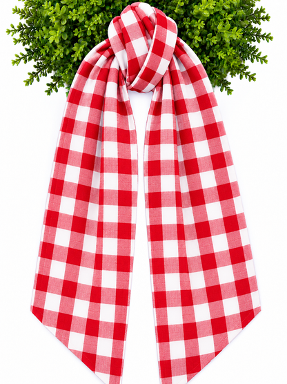 Wreath Sashes - Gingham 1 Inch