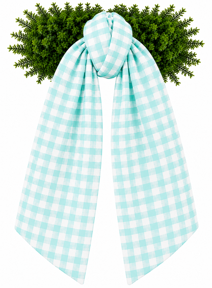 Wreath Sashes - Gingham 1/2 Inch