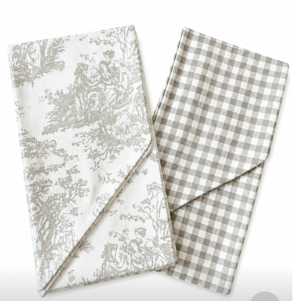 NEW! Classic 1/4" Check Canvas Wreath Sash
