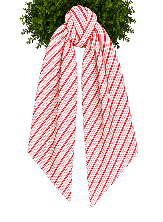 Striped Wreath Sash - With or Without Trim