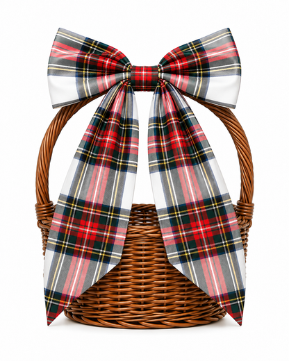 NEW! Tartan Hand Stiched Bows